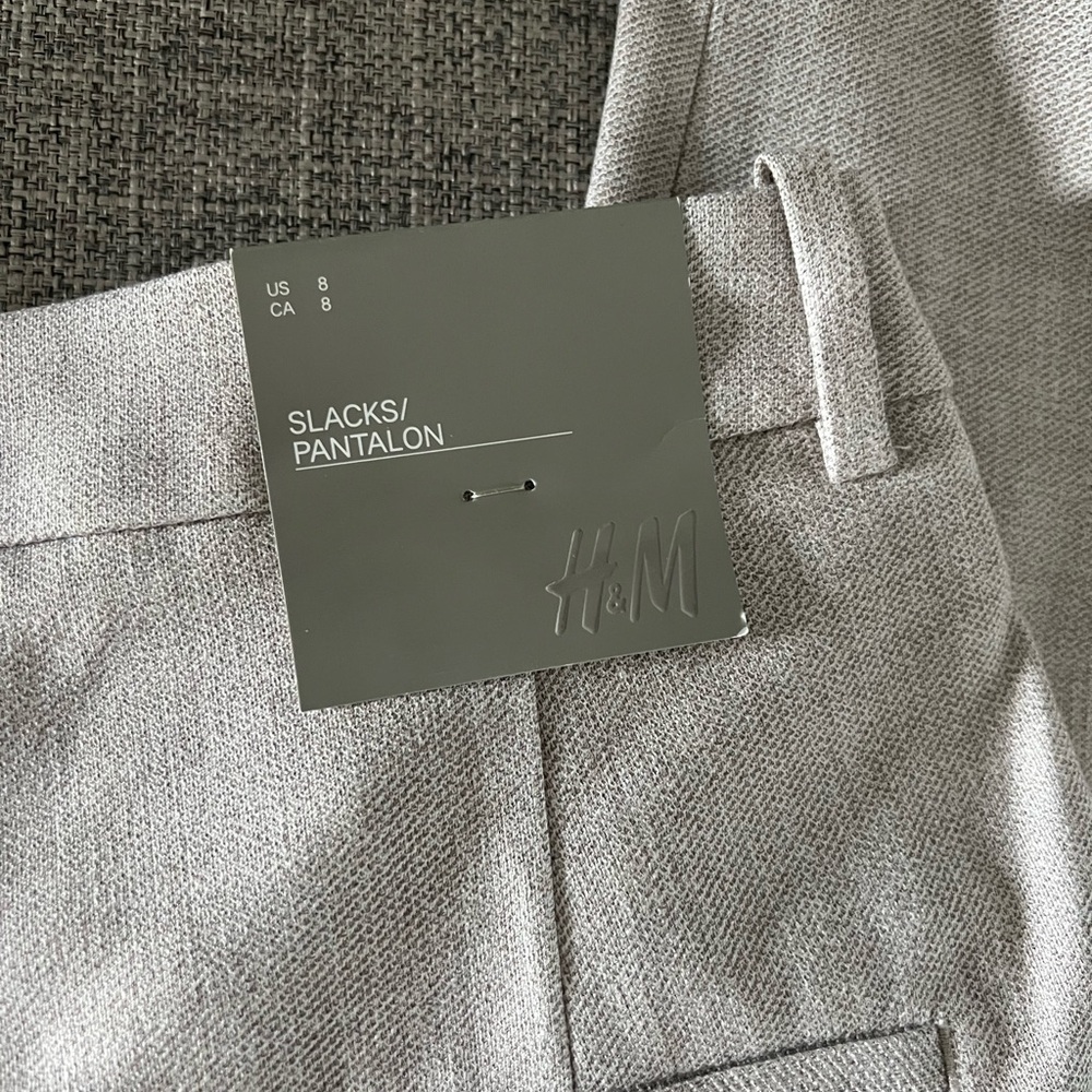 Women’s H&M Light Gray Blazer & Pant Suit - Picture 5 of 8